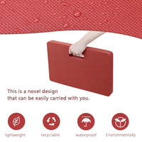 Zenova Thick Kneeling Pad, Garden & Bathtub Kneeler for Baby Bath Knee Pad Cushion for Gardening, Yard Work, Yoga-Red