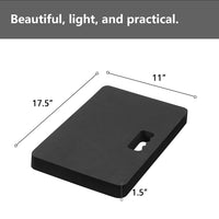 Zenova Thick Kneeling Pad, Garden & Bathtub Kneeler for Baby Bath Knee Pad Cushion for Gardening, Yard Work, Yoga-Black