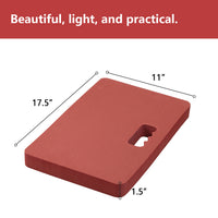 Zenova Thick Kneeling Pad, Garden & Bathtub Kneeler for Baby Bath Knee Pad Cushion for Gardening, Yard Work, Yoga-Red