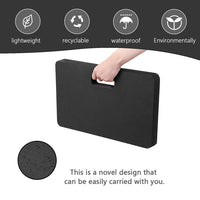 Zenova Thick Kneeling Pad, Garden & Bathtub Kneeler for Baby Bath Knee Pad Cushion for Gardening, Yard Work, Yoga-Black