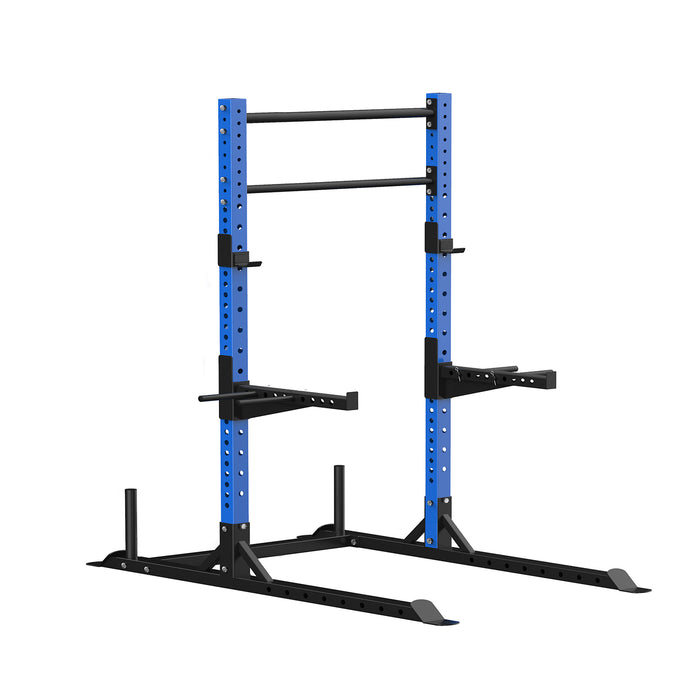 ZENOVA 1200 lbs Commercial Power Squat Rack Weightlifting Bench Press Barbell Rack Strength Training Equipment