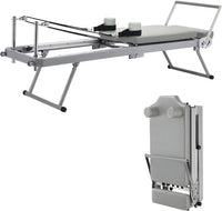 ZENOVA Pilates Reformer for Home Workout Cardio Fitness Rebounder