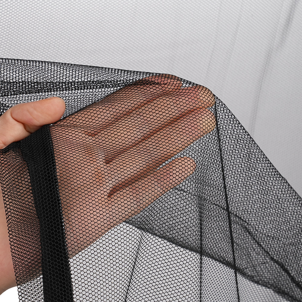 Zenova Universal Replacement Mesh Netting Fabric Screen Wall Curtain with Zipper for 10x12ft Canopy Tent (Copy)