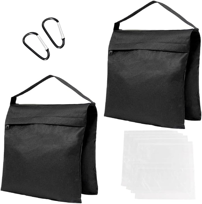 Zenova 2 Pack Sandbags Weight Bags Designed for Photo Stands Light Stand Tripods Photo Sets Outdoor Patios Pop up Tents Umbrella Bases Fishing Chairs
