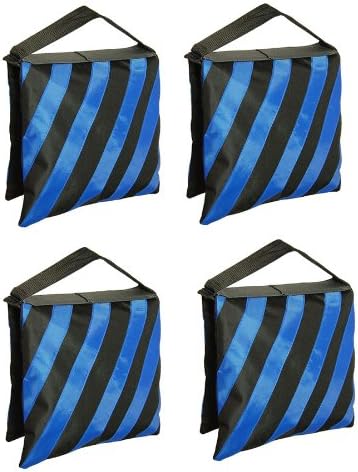 Zenova Sand Bag SADDLEBAG Double Zipper Design 4 Bags Weight Bags for Photo Video Studio Stand