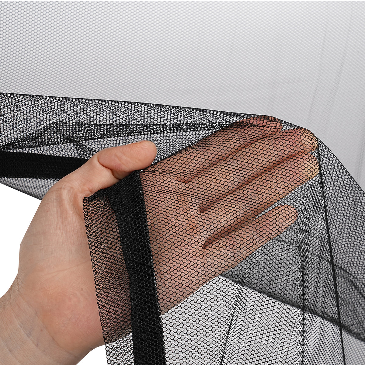Zenova Universal Replacement Mesh Netting Fabric Screen Wall Curtain with Zipper for 10x12ft Canopy Tent