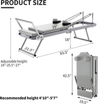 ZENOVA Pilates Reformer for Home Workout Cardio Fitness Rebounder