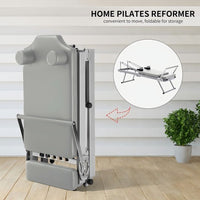ZENOVA Pilates Reformer for Home Workout Cardio Fitness Rebounder