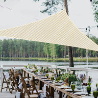 Zenova Sun Shade Sail, Rectangle Easy to Install, Outdoor Sunshade Sail Water and Air Permeable for Patio Yard Deck Pergola, with Fastening Rope