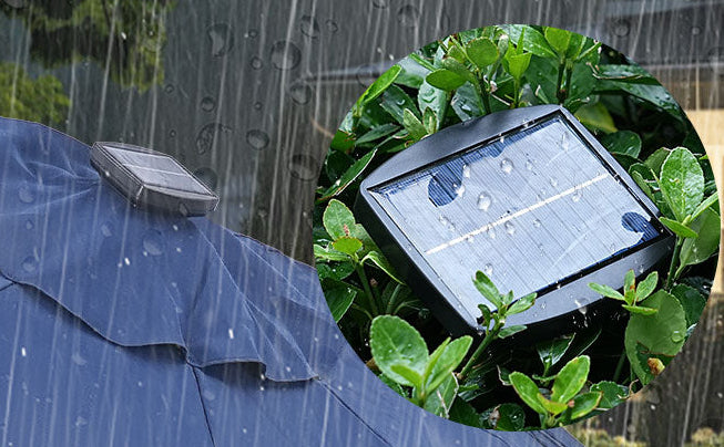 Zenova Small Solar Panels, Solar Panel For Patio Umbrella, Square Small Solar Panel with High Conversion Rate for Home Outdoor Use