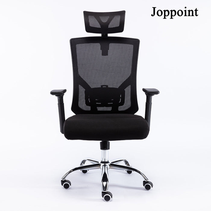 Joppoint Ergonomic Desk Chair - Adjustable Office Chair with Rollerblade Wheels, High Back Chairs with Breathable Mesh