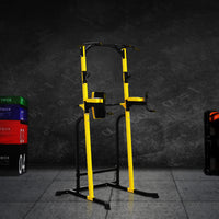 ZENOVA Power Tower Pull Up Bar Station Multi-Function Gym Equipment for Dip Stand Pull up Chin Up, Home Strength Gym Equipment,Power Rack