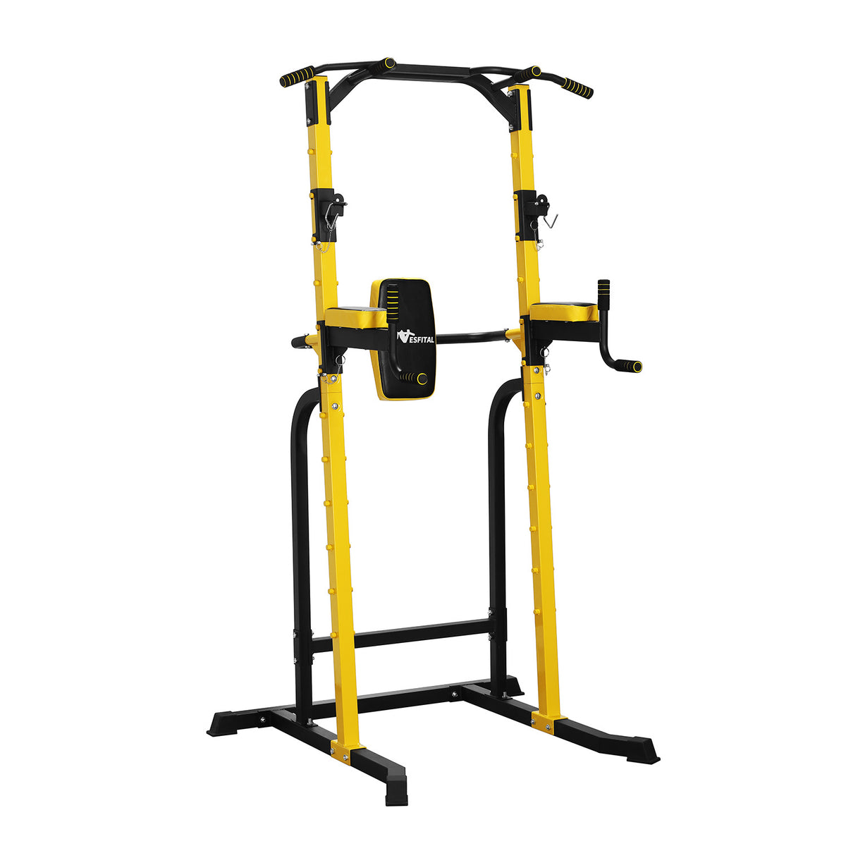 ZENOVA Power Tower Pull Up Bar Station Multi-Function Gym Equipment for Dip Stand Pull up Chin Up, Home Strength Gym Equipment,Power Rack