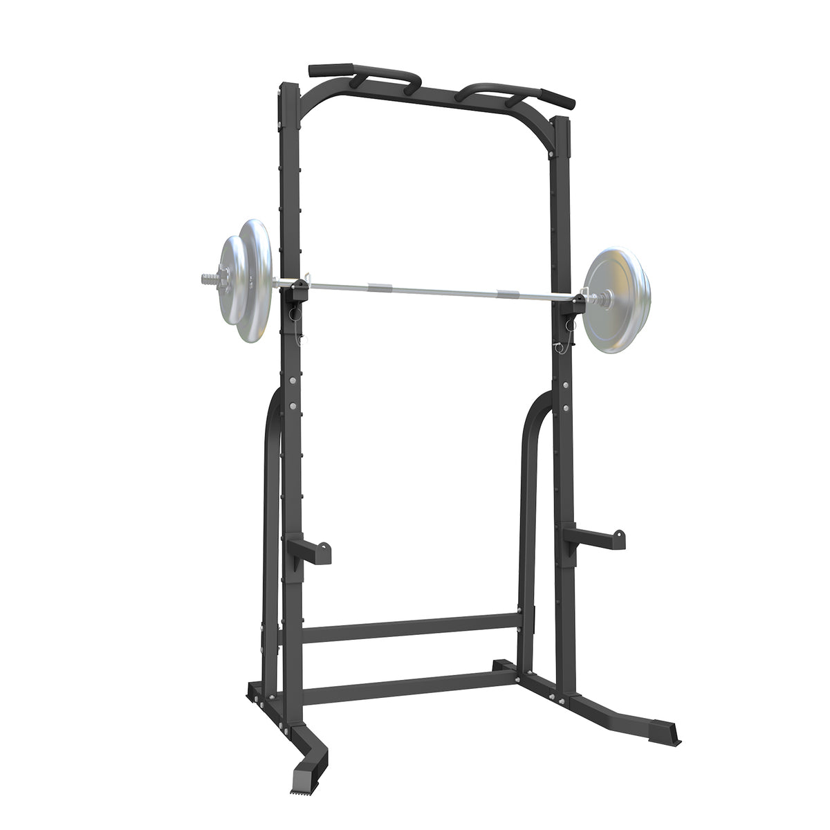 ZENOVA Power Rack Squat Stand with J-Hooks, Fitness Multi-Function Power Tower Dip Station Squat Stand, 800LBS Weight Capacity