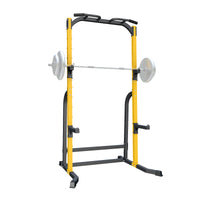 ZENOVA Power Rack Squat Stand with J-Hooks, Fitness Multi-Function Power Tower Dip Station Squat Stand, 800LBS Weight Capacity